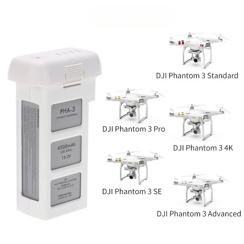 Multi‑Protection Replacement Li‑ion Battery For DJI Phantom 3 Standard Pro SE 4K Advanced Drone Practical Repair Parts - view 3