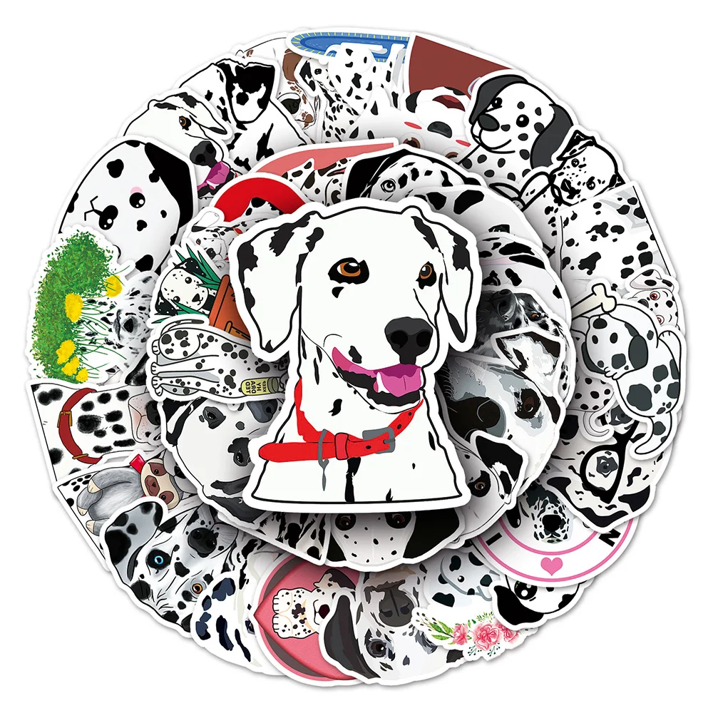 10/30/50pcs Cute Disney 101 Dalmatians Dogs Stickers Kawaii Animal Decal Phone Suitcase Luggage Cartoon Graffiti Sticker for Kid