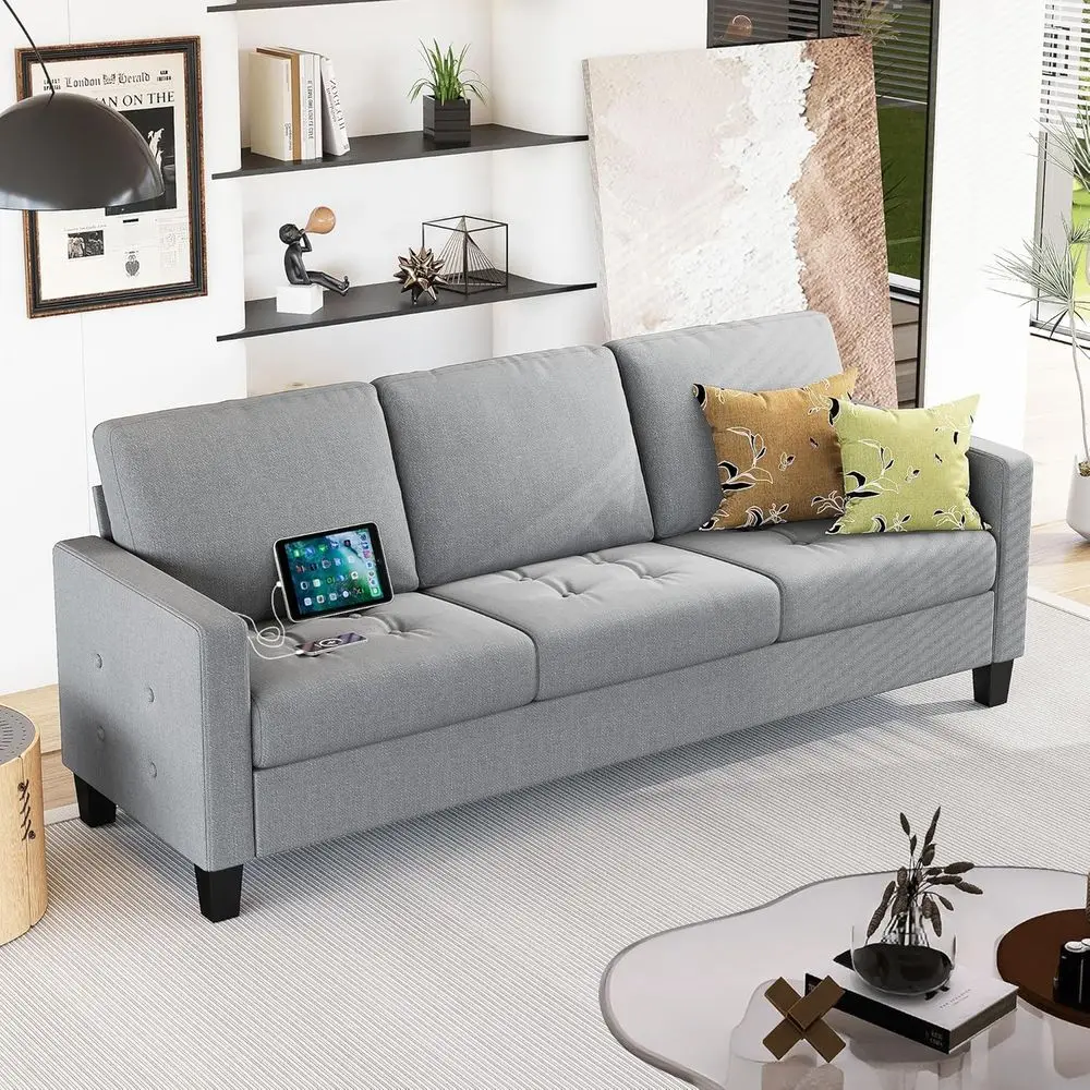 73" W 3 Seater Couc…