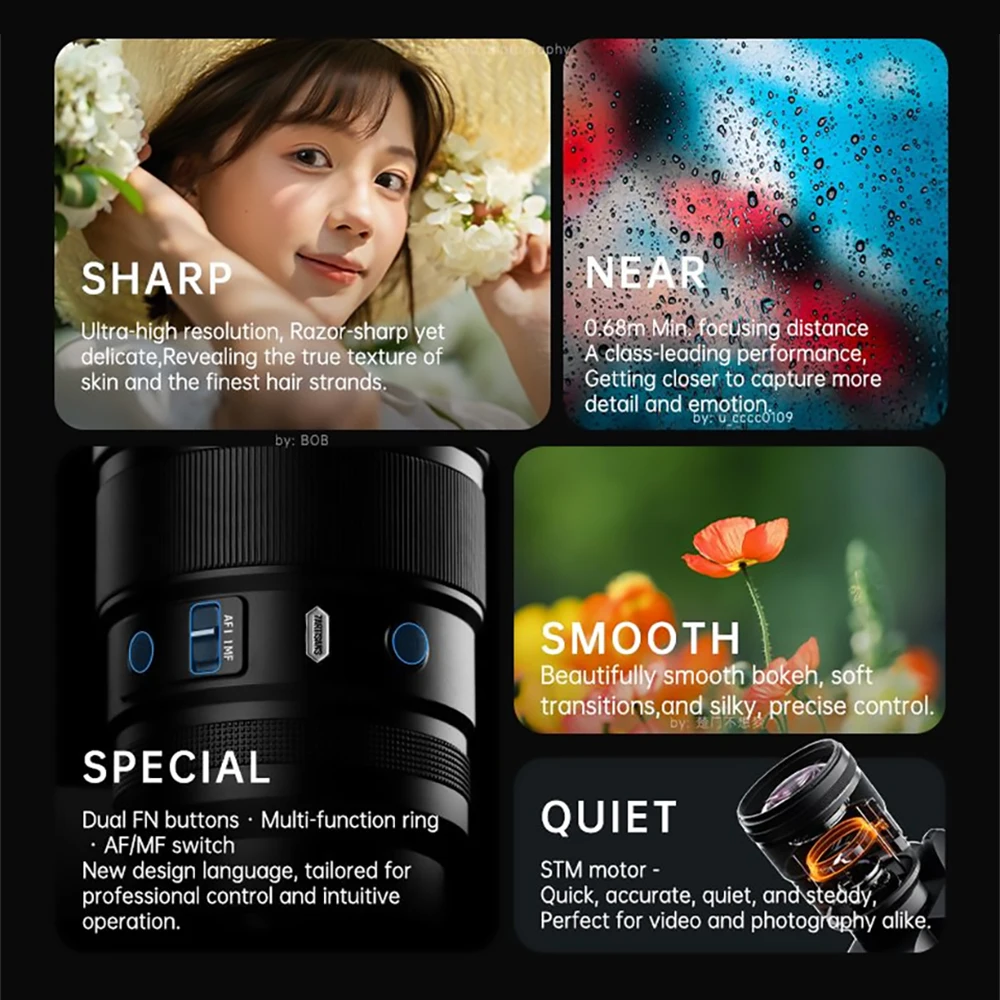 7artisans AF 135mm F1.8 Large Aperture Auto Focus Telephoto Camera Lens Compatible with Sony A7S Nikon ZFC Leica SL1
