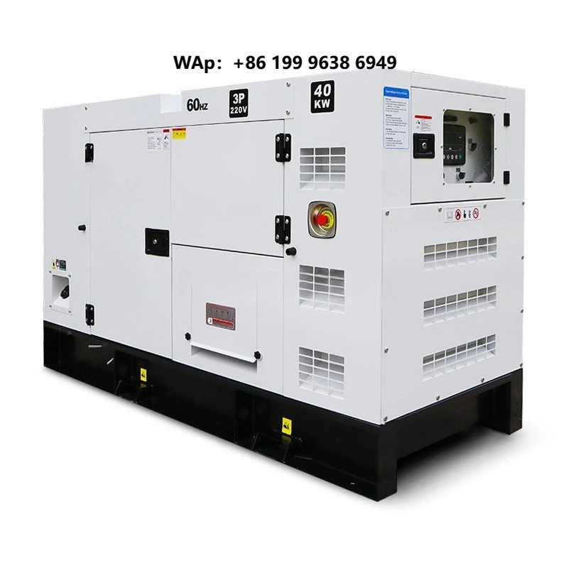 Single and Three Phase Generators 30kva 40kva 50kva 60kva 80kva 100kva Electric Home Silent Genset  Generator Set