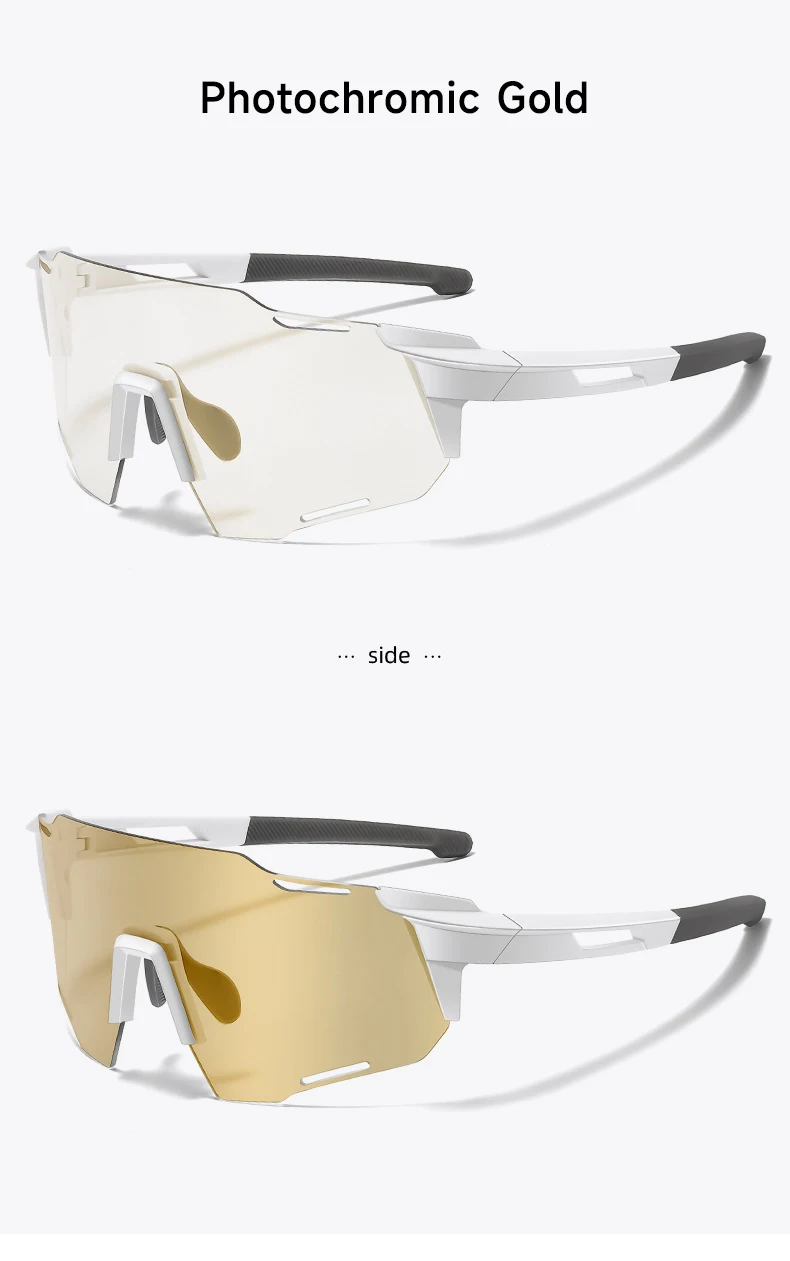 Neue Outdoor Radfahren Sonnenbrille Männer Photochrome Rennrad Brille Frauen Sport Bergsteigen Fahrrad UV400 Brille – Detail 13