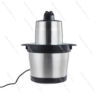 Household Meat Grinder, Fully Automatic Large-Capacity Electric Food Processor, Mincing Meat Vegetables Small Food Preparation