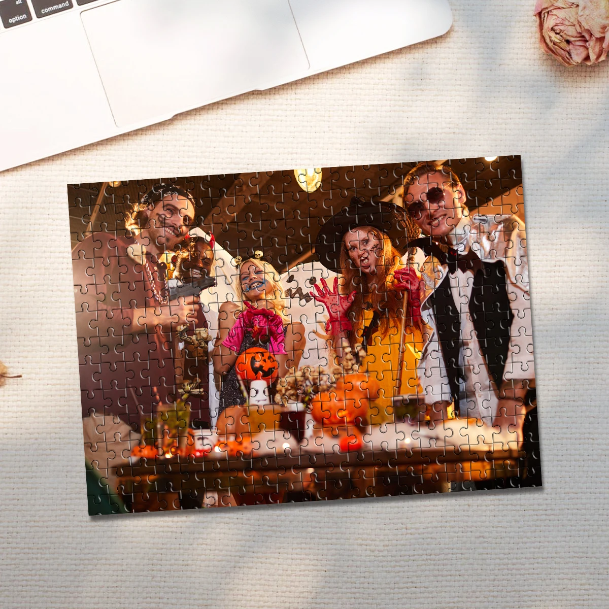 35/300/500/1000pcs Personalized Custom Photo Puzzle family photo DIY Photo Puzzle Portrait Handmade Birthday Gift