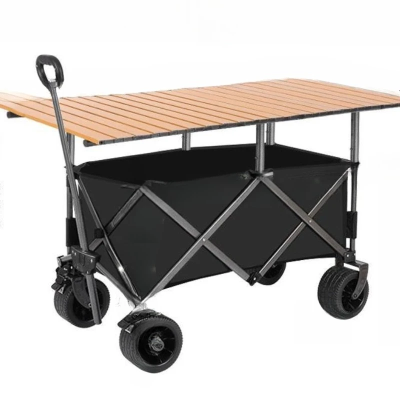 Increase camping stall trolley, parasol, liftable, stall night market, outdoor camp car