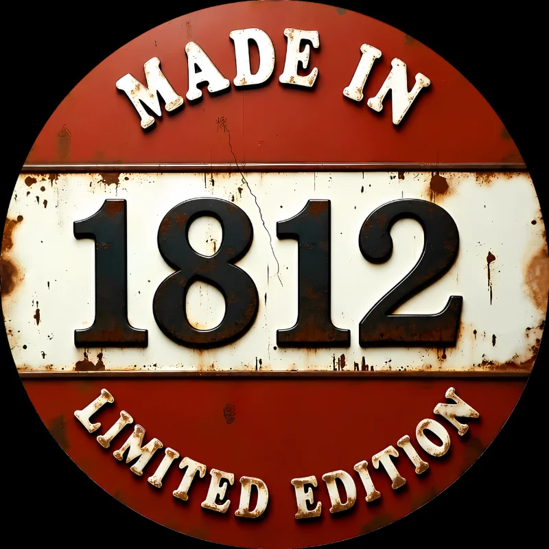 Vintage Tech Collector's Authentic Gift Circular Vintage Telegraph Tin Sign1800-1829s Communication Theme Home Study Retro Decor