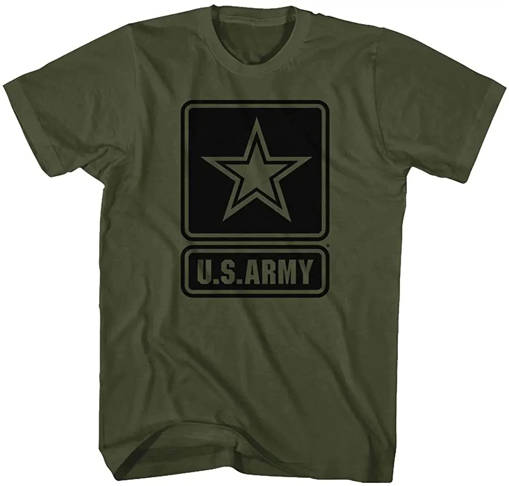 100% Cotton O-Neck Summer Short Sleeve Casual Mens T-shirt Size S-5XL US Army Military Star Emblem T-Shirt oversized t shirt