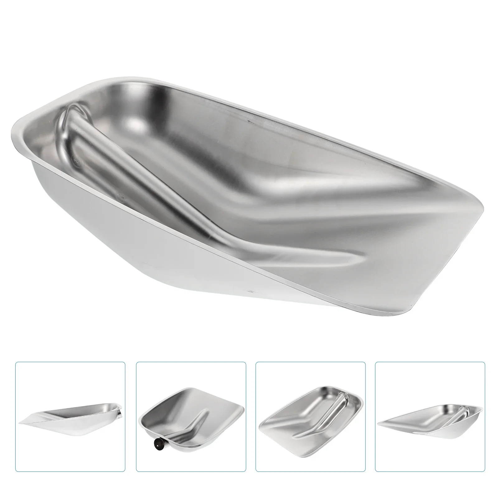 Stainless Steel Snow Lightweight Removal Tool Veterinary Food Scoop Manual Silver Winter Outdoor Sand Practical Grain