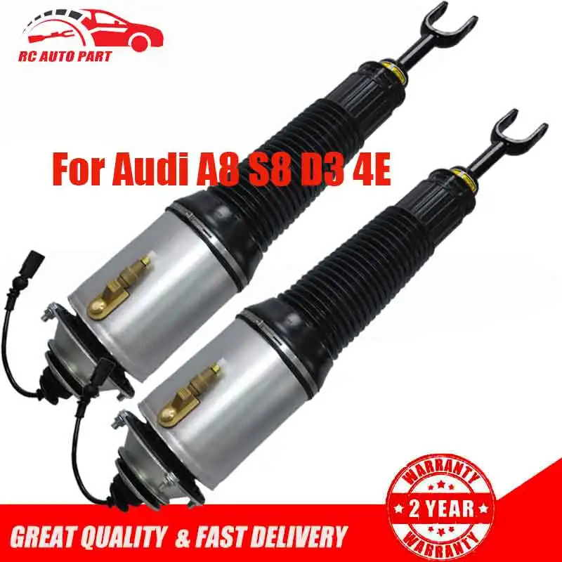 

A Pair Front Air Suspension Shock absorber Air Strut For Audi A8 S8 D3 4E 4E0616039AF 4E0616040AF 4E0 616 040 AF 4E0 616 039 AF