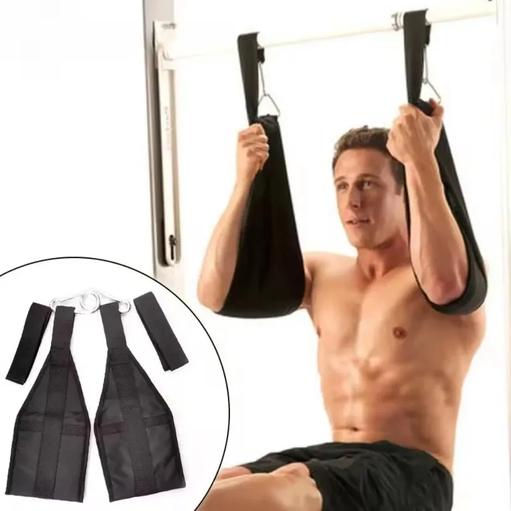 Correas de Suspensión AB Sling para Fitness, Resistentes a Desgarros, de Alta Resistencia, Par para Barra de Dominadas, Elevador de Piernas Colgante, Equipo de Gimnasio en Casa