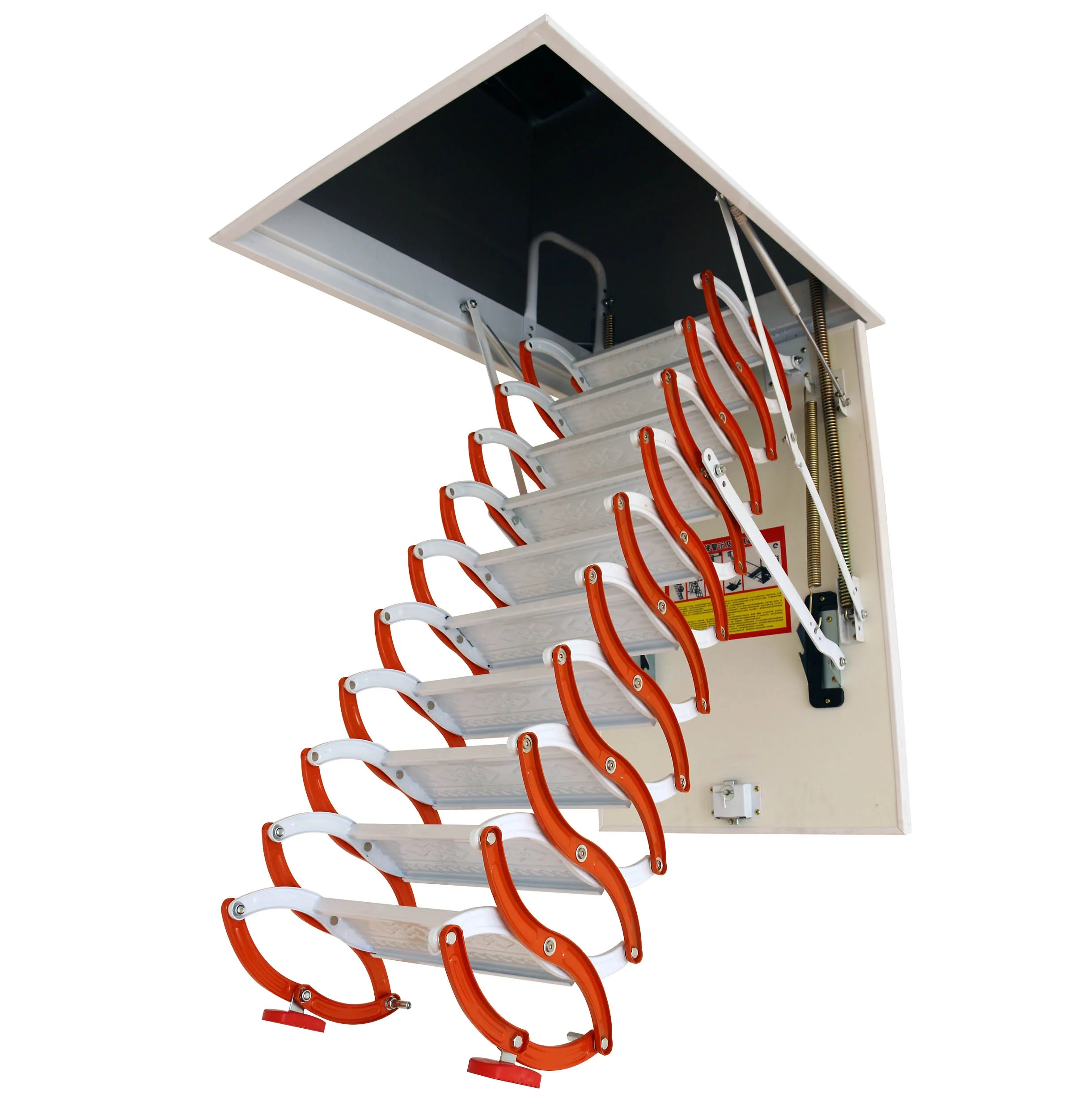 

Steel Attic Retractable Folding Ladder Manually up & Down Ceiling Stair