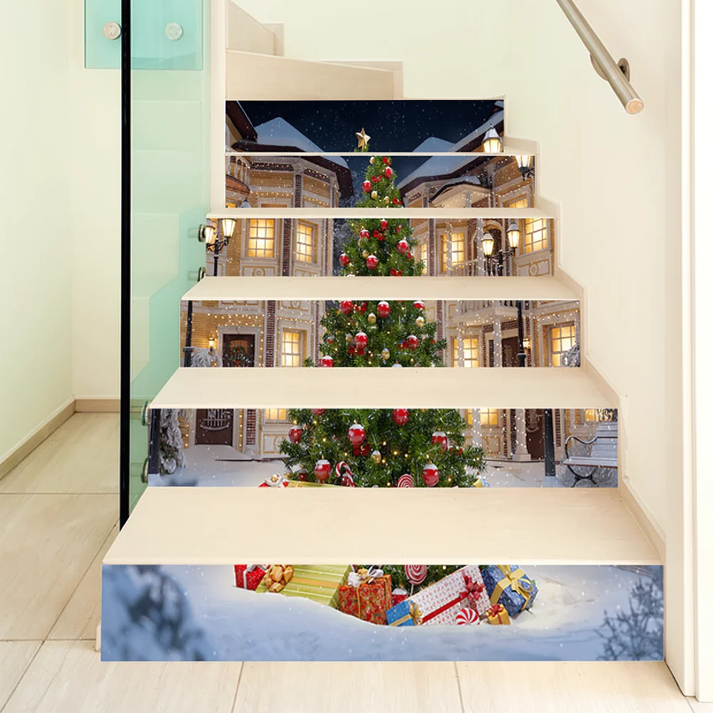 Waterproof Stair Stickers Modern PVC Wall Decals Creative Decorative Mural For Home Staircase Interior Surfaces Renewal