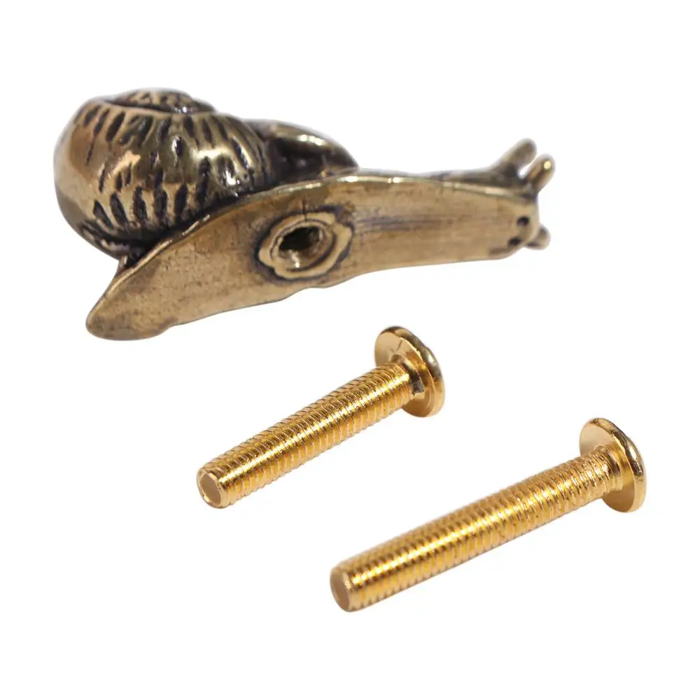 

Gold Color Snail Brass Handle Luxury Furniture Hardware Cabinet Door Knobs Single Hole Push-pull Wardrobe Drawer Pulls