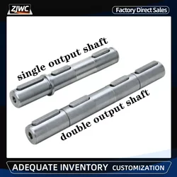 Single/Double output shaft for NMRV030/NMRV040 Turbo-Worm Gearbox Worm gear reducer accessories 1PC