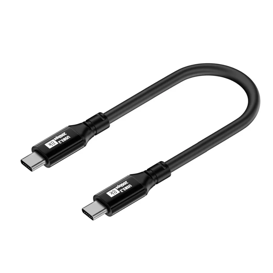 C타입 C 썬더볼트 케이블, 충전 날짜 코드, 8K 2 세대 USB-C 케이블, 아이폰 15 맥 화웨이 삼성용, 20Gbps PD 100W, USB3.2, 4K