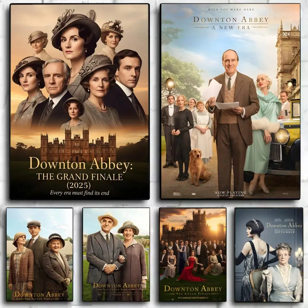 1 قطعة الدراما التاريخية التلفزيون D-Downton AbbeyS المشارك قماش جدار الفن طباعة المشارك ديكور جدارية ديكور المنزل هدية غير المؤطرة #1