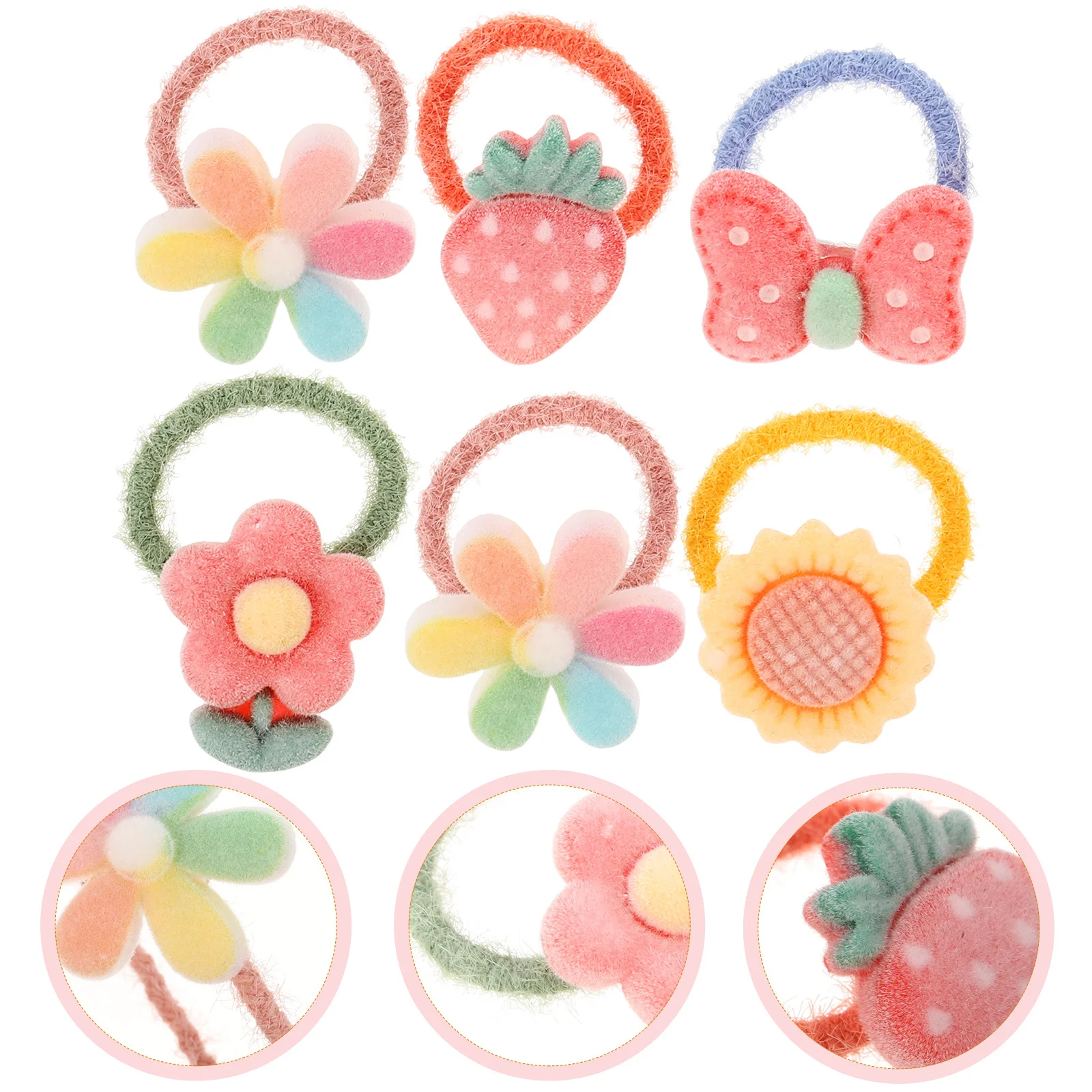 

20Pcs Toddler Girl Hair Clips Bow Flower Design Soft Hair Accessories for Birthday Christmas Wedding Party Photo Props