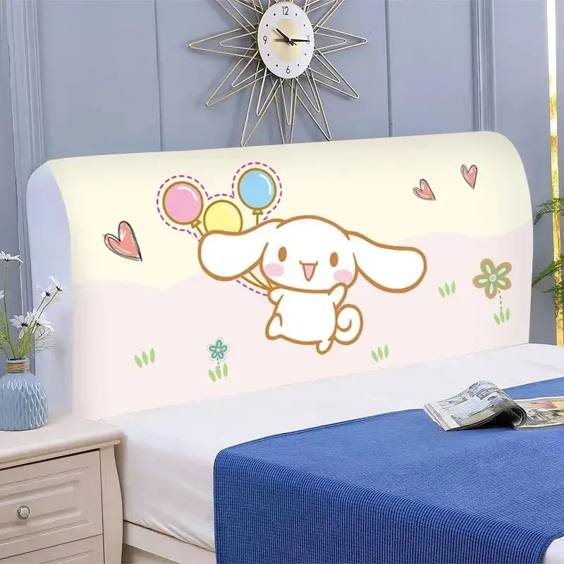 Sanrio Série Laurel Dog Bedhead Cover, KT Ins Nordic Wooden Bedhead Poeira Protetor, Encosto Soft Bag Capa