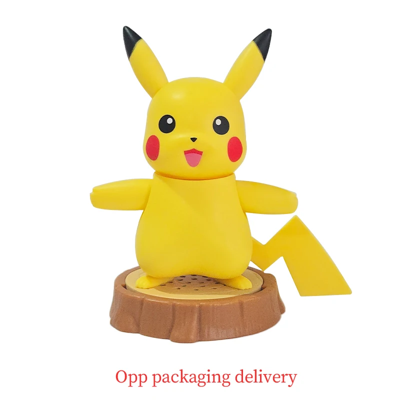 Echte 9-11cm Pokémon Figuur Pikachu Gengar Cubone Tinkatink Pocket Monster Collectible Actiefiguur Speelgoed Auto Ornament Pop