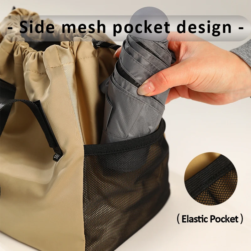 1pc Japanese and Korean Style Bento Bag Handbag, Wide Carrying Strap That Doesn'T Hold Hands, A Great Commuting Item
