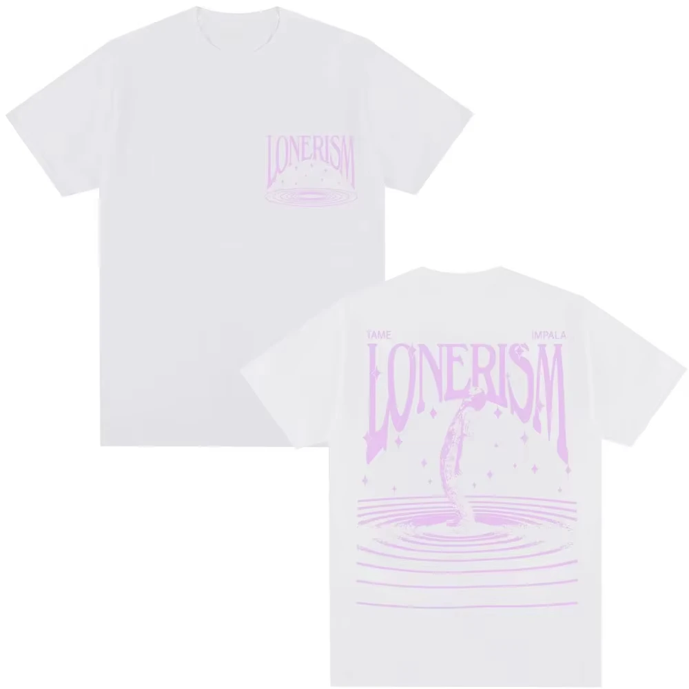 2026 Sommer Bestseller Unisex Komfort Y2K Vintage T-Shirt, Beliebte Musik Rock Band Tame Impala Lonerism Damen und Herren T-Shirt – Detail 6