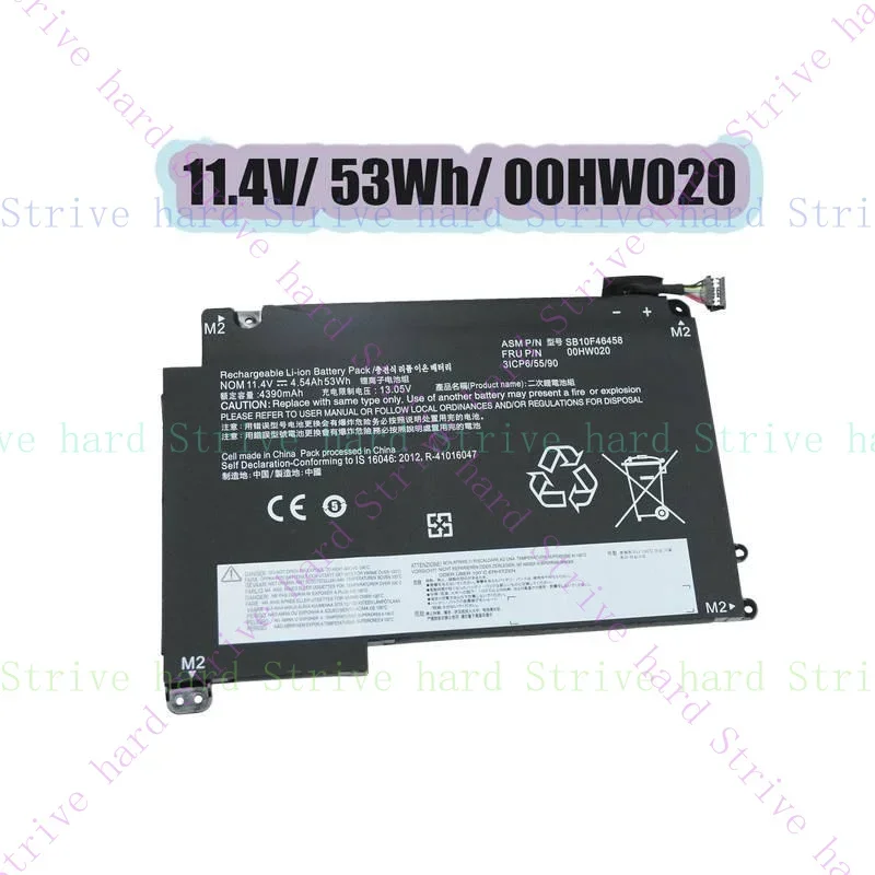 

Новый аккумулятор 00HW020 для Lenovo ThinkPad P40 Yoga 14 460 SB10F46458 SB10F46459