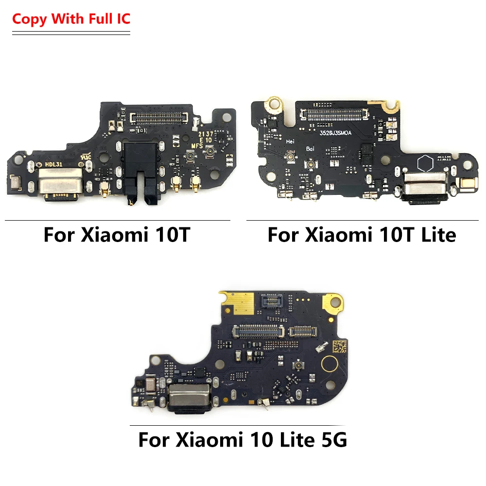 NEW Dock Connector USB Charger Charging Port Flex Micro Board For Xiaomi Mi A3 8 9 9T 10 10T Lite Pro A1 A2 Lite Fast charging