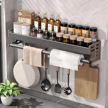Wall Mount Kitchen Organizer Shelf 1