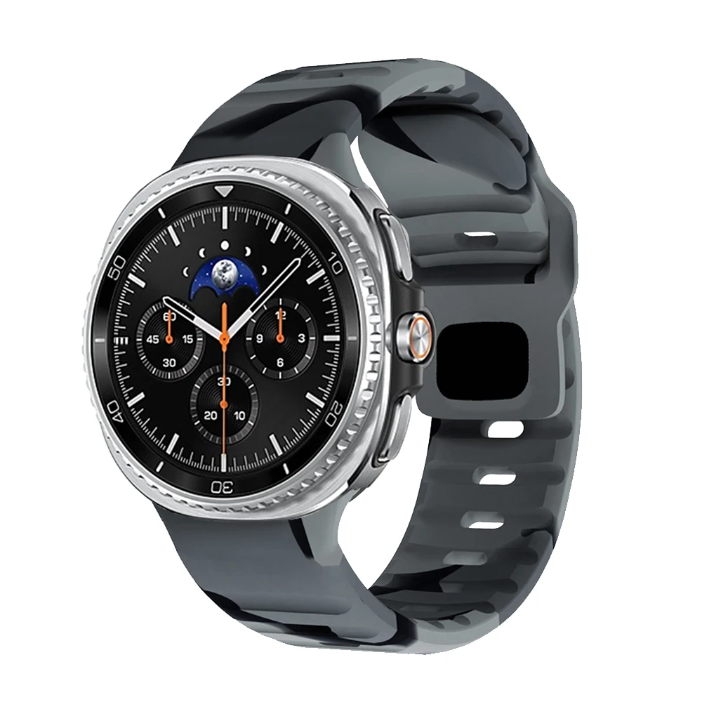 حزام رياضي لساعة سامسونج جالاكسي 8 44/40 مللي متر 8 كلاسيكي 46 مللي متر الترا 47 مللي متر حزام مطاطي للمعصم سوار كوريا ساعة جالاكسي 8 باند