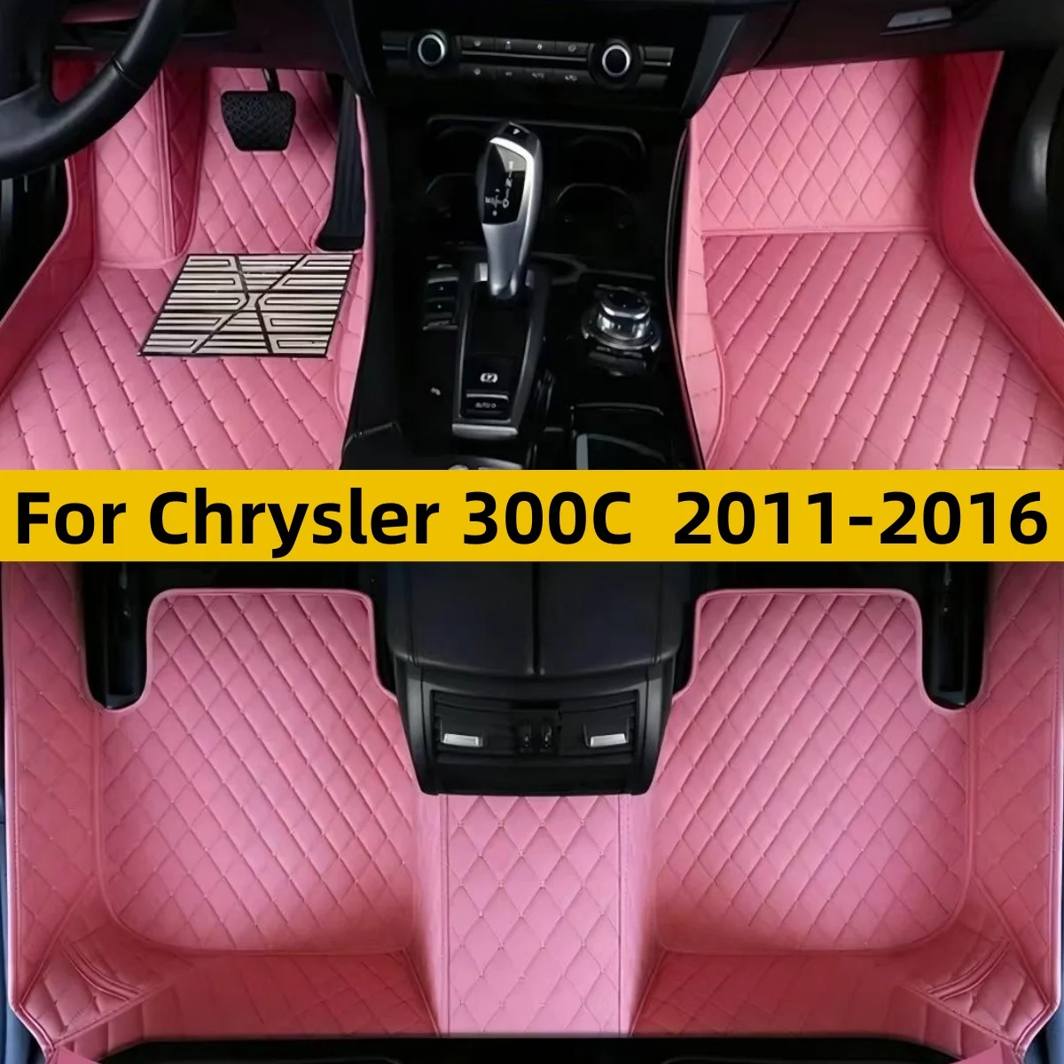 Car floor Mat Fit For Chrysler 300C 2011 2012 2013 2014 2015 2016 Floor Mats For Cars Waterproof Full Set Mat Accessories