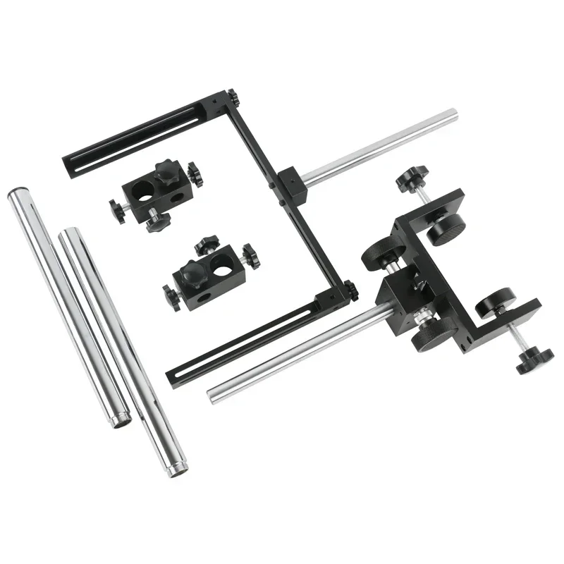 Imagem -04 - Digital Video Câmera Machine Vision Ajuste Microscópio Stand Fixture Range 2580 mm Base de Liga de Alumínio 48led Ring Light