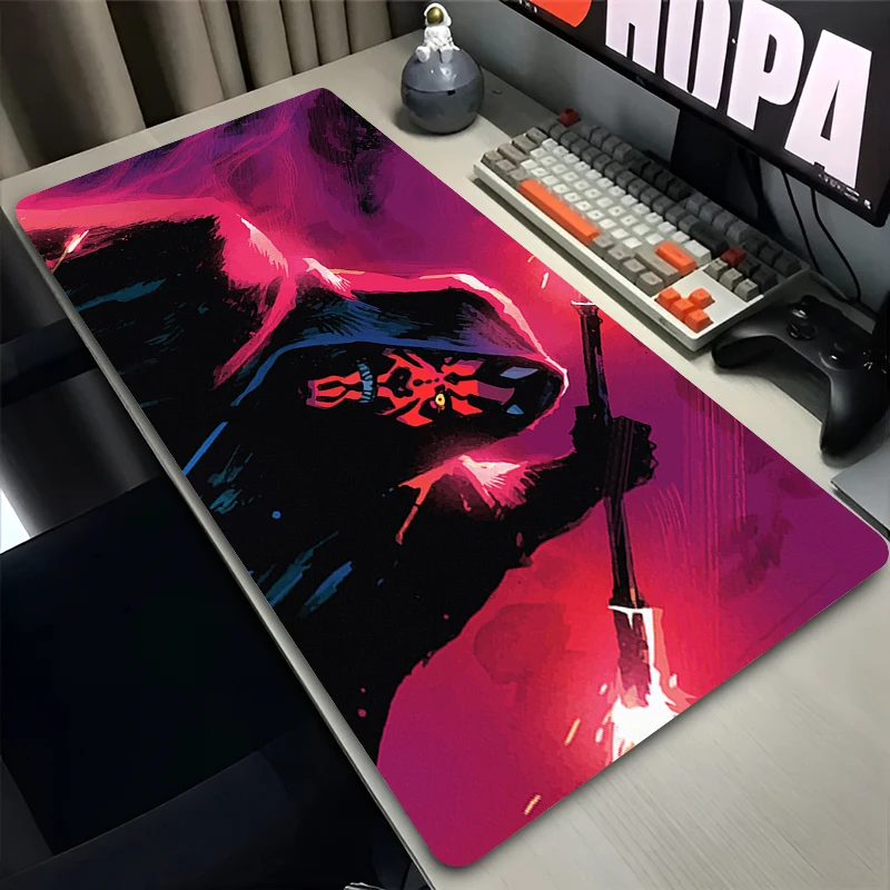 

Gaming Mouse Pad XXL Darth Maul Star Wars Laptop Mousepad Computer Anime Table Mat Keyboard Decor Pc Gamer Playmat for CS/GO LOL