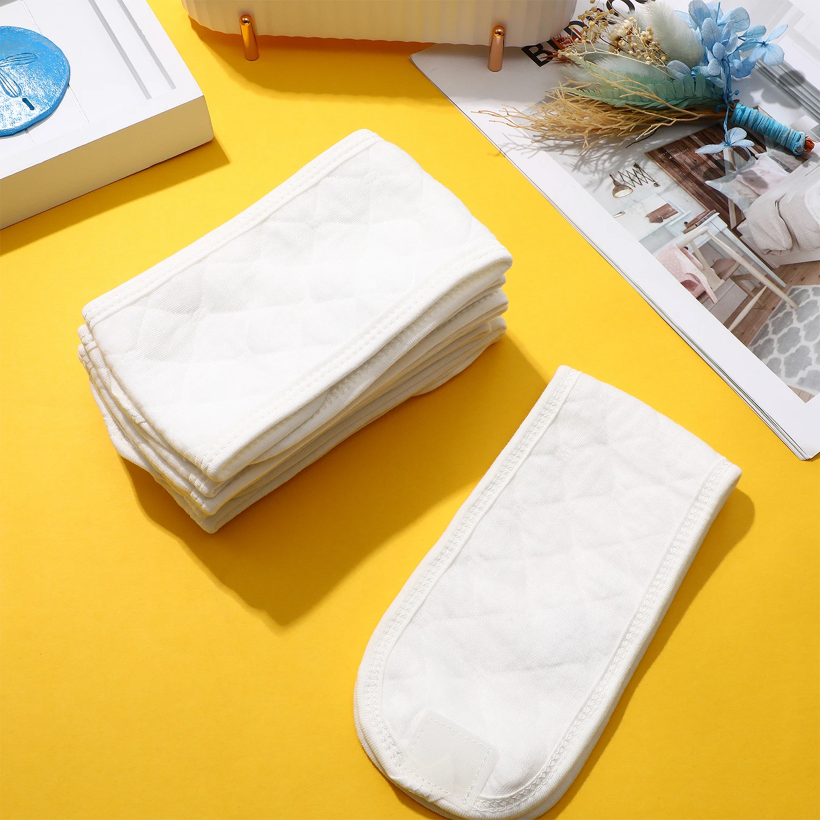 

8 pcs Belly Infant Belly Wrap Button Bands Newborn Navel Belt Cotton Infant Wrap Protective Abdomen Guard Umbilical Care