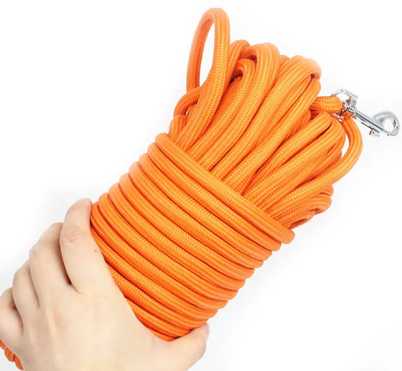 5M/10M/15M lange Trainingsleine für Hunde – robuste Nylon-Rückrufleine für Agility-Training, Hundeleine für mittelgroße und große Hunde – Detail 7