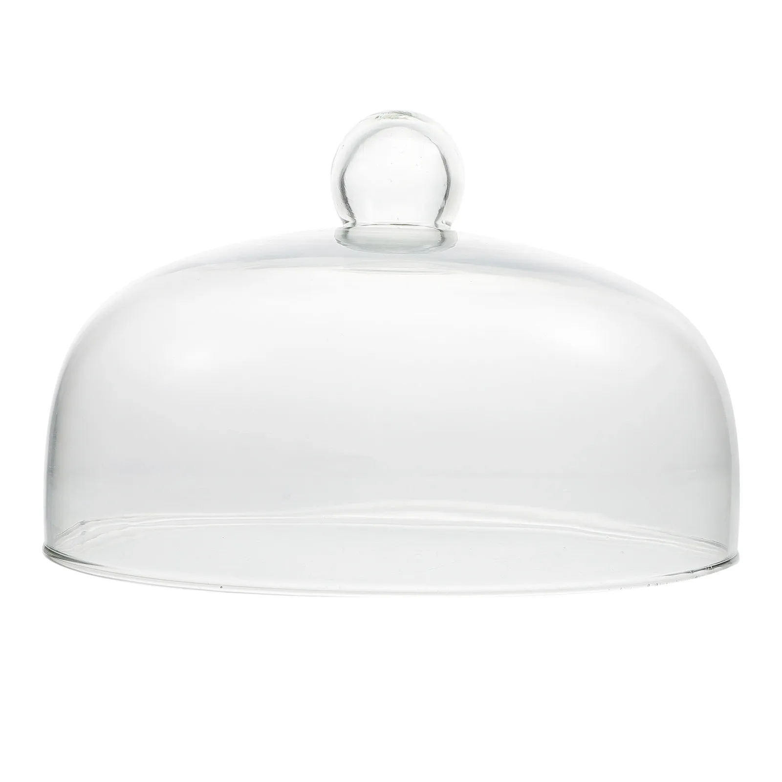 Glass Cake Cover Transparent Dustproof Food Preservation Protector Display Shield Party Banquet Easy Clean Fresh-Keeping Cover