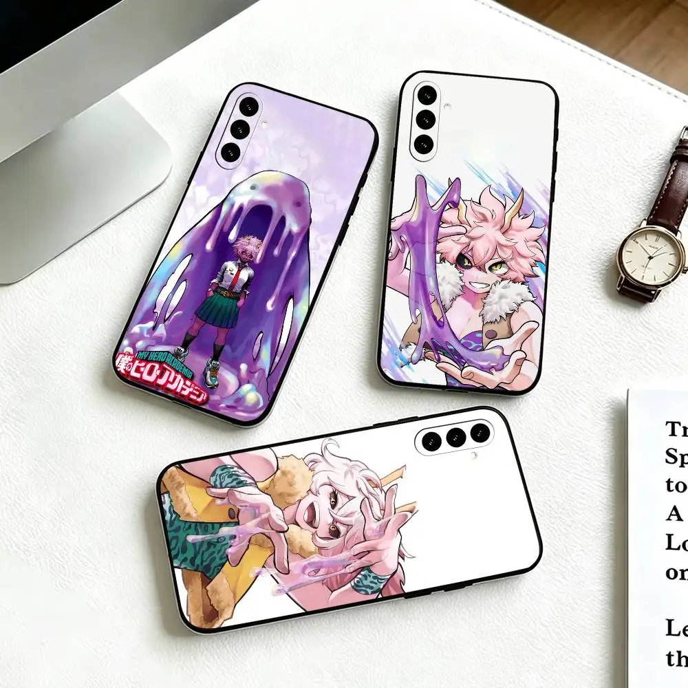 A-Ashido Mina  Phone Case For Samsung Galaxy A73,A72,A71,A70,A53,A52,A51,Others Soft Black Cover