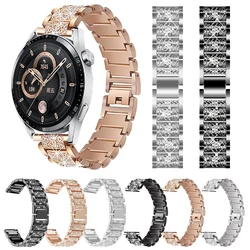 Cinturino da donna con diamanti da 20/22mm per HUAWEI WATCH GT 3 46mm 42mm bracciale HONOR Magic Watch 2 GS 3 Pro ES 46mm 42mm cinturini con cinturino