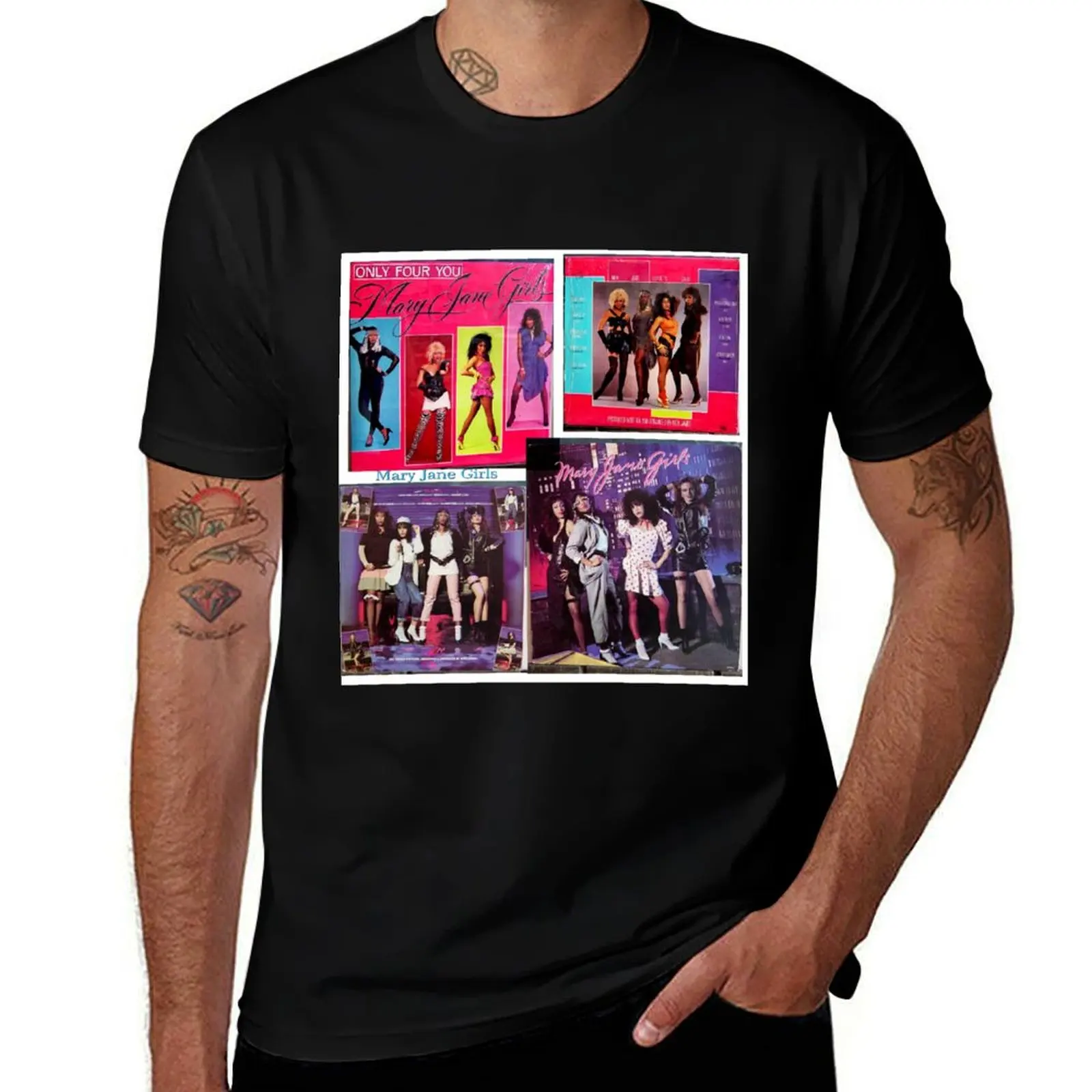 Mary Jane Girls, funk, Soul, Pop, Disco, dance, Electronic, electro T-Shirt Big and Tall Basic Tee Shirt T-Shirt