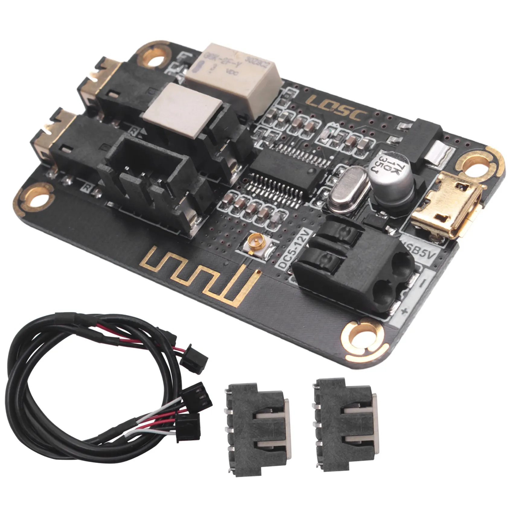 

New LQSC Bluetooth Decoder Board for AUX Input Diy Modified Speaker Audio MP3 Stereo Audio Receiver Module