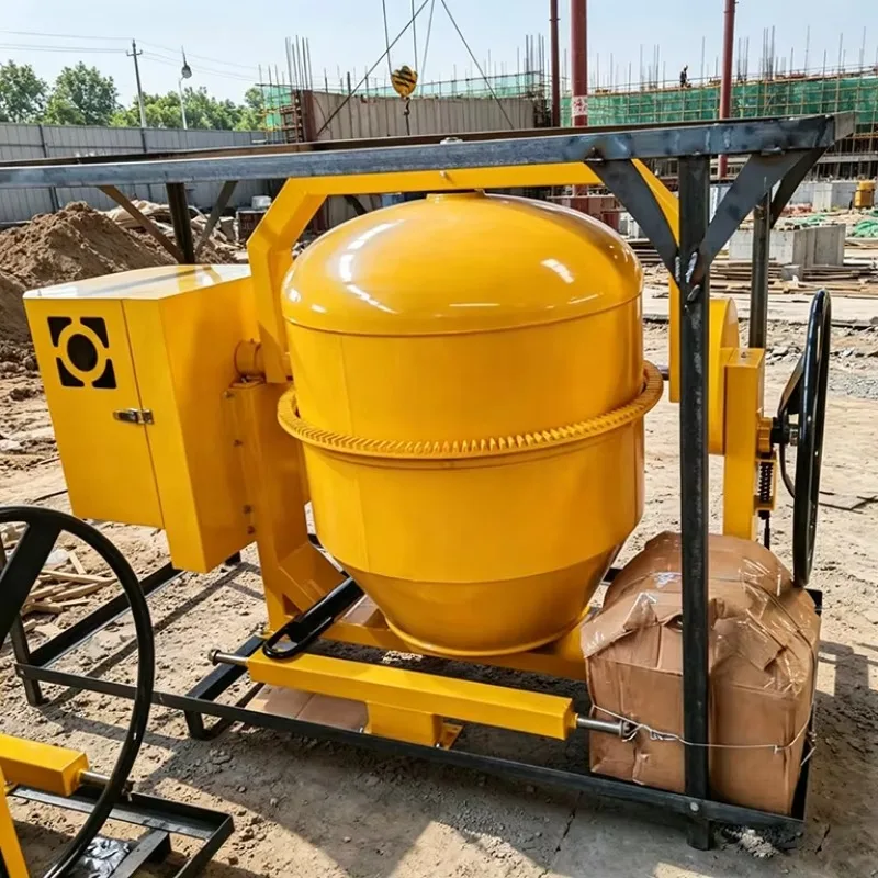 Versatile 300L Small Concrete Mixer with Hopper   Cement Mixing Suitable for Construction