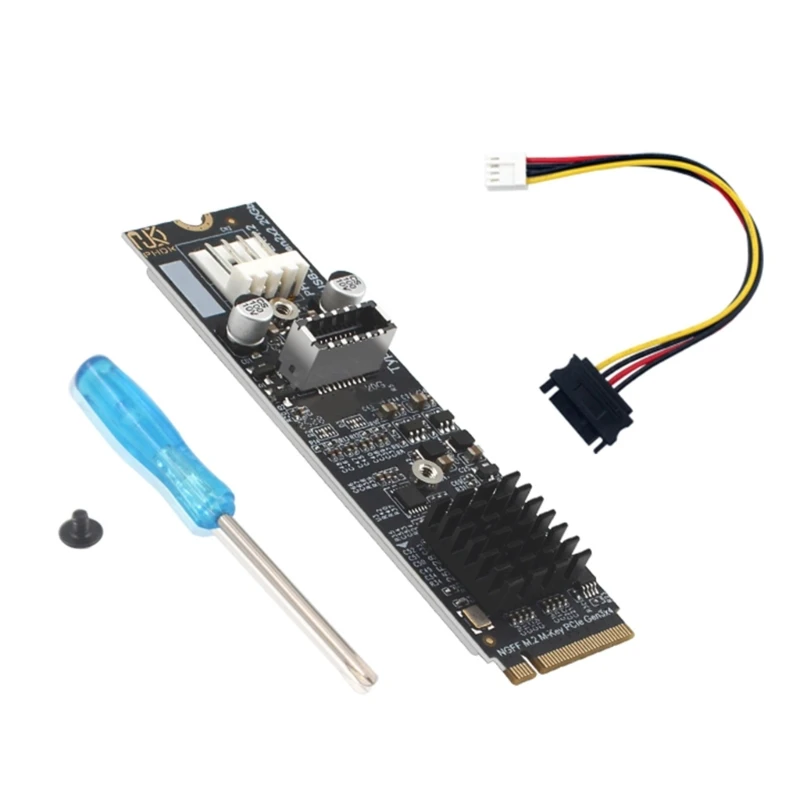 

M.2 NVME To Type C Type-E 20G Adapter 20Gbps Fast Speed Data Transfer Plugs Play