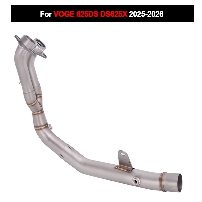 

Для мотоциклов VOGE 625DS DS625X 2025-2026: Полная выхлопная система, передняя соединительная труба, глушитель из нержавеющей стали