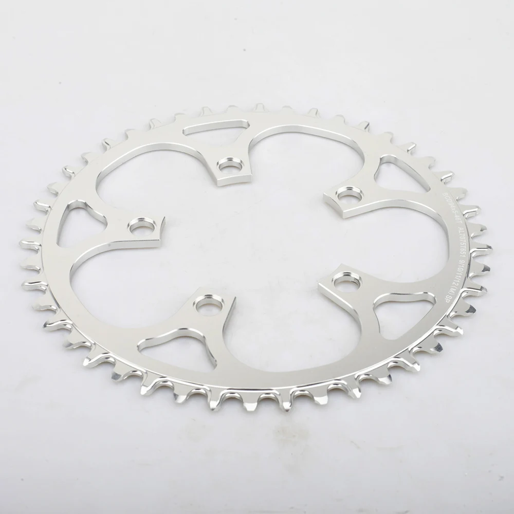 STONE BCD94 5Arms Chainring 94mm for SHIM ANO Vintage Classic Crank Silver Narrow Wide Teeth Chain Ring