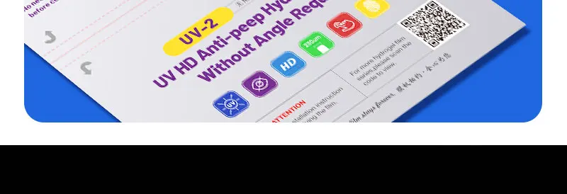 SUNSHINE UV-2 HD Anti-Peeping ohne Winkel UV-Hydrogelfolie mit Aufladecode für Filmschneidemaschine der Y22 890C-Serie – Detail 9