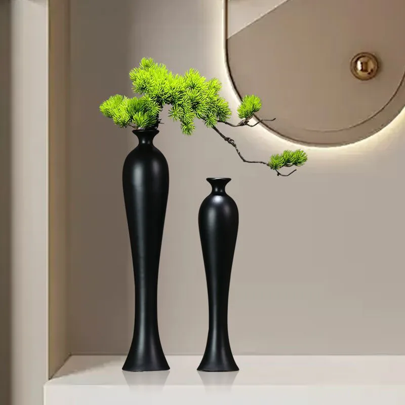 

Simple Resin Welcoming Pine Ceramic Vase Flower Arrangements Home Living Room Ornaments Office Desk Furnishing Decoration Items
