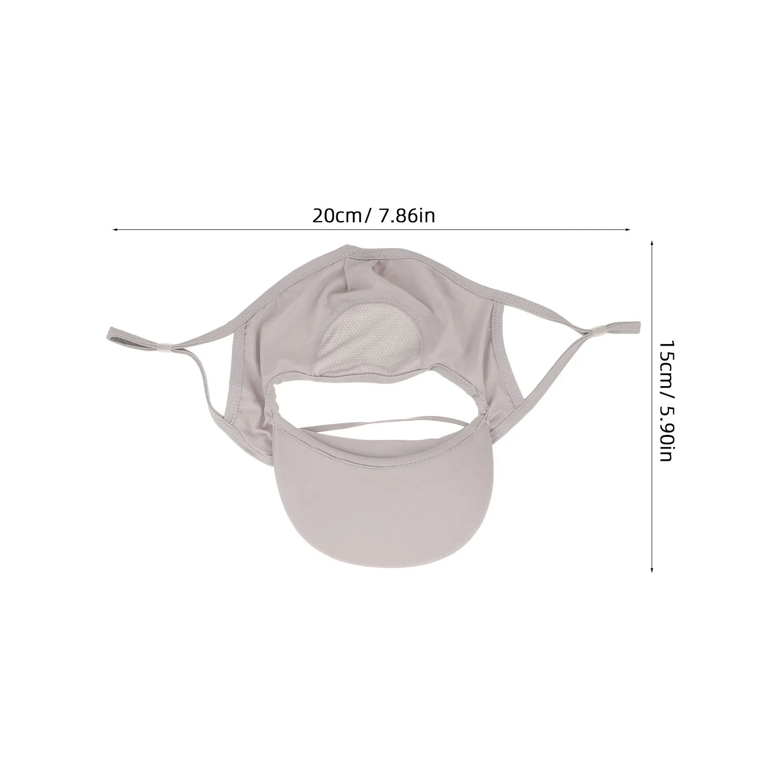 غطاء وجه خارجي للحماية من الشمس، قناع وجه للتبريد وجيد التهوية للجري وركوب الدراجات والمشي لمسافات طويلة، قناع مريح للصيف