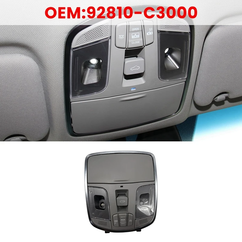 

Top Control Light And Sunroof Switch Assembly Replace 92810C3000 For Hyundai Sonata LF 2015-2017 92810-C3000