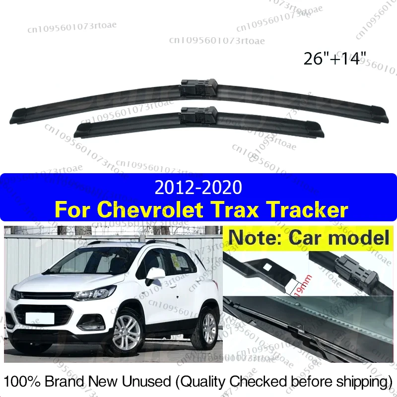 

Car Wiper For Chevrolet Trax Tracker 2012 - 2020 Front Wiper Blades Windshield Windscreen Clean Window 26"+14" Car Accessories