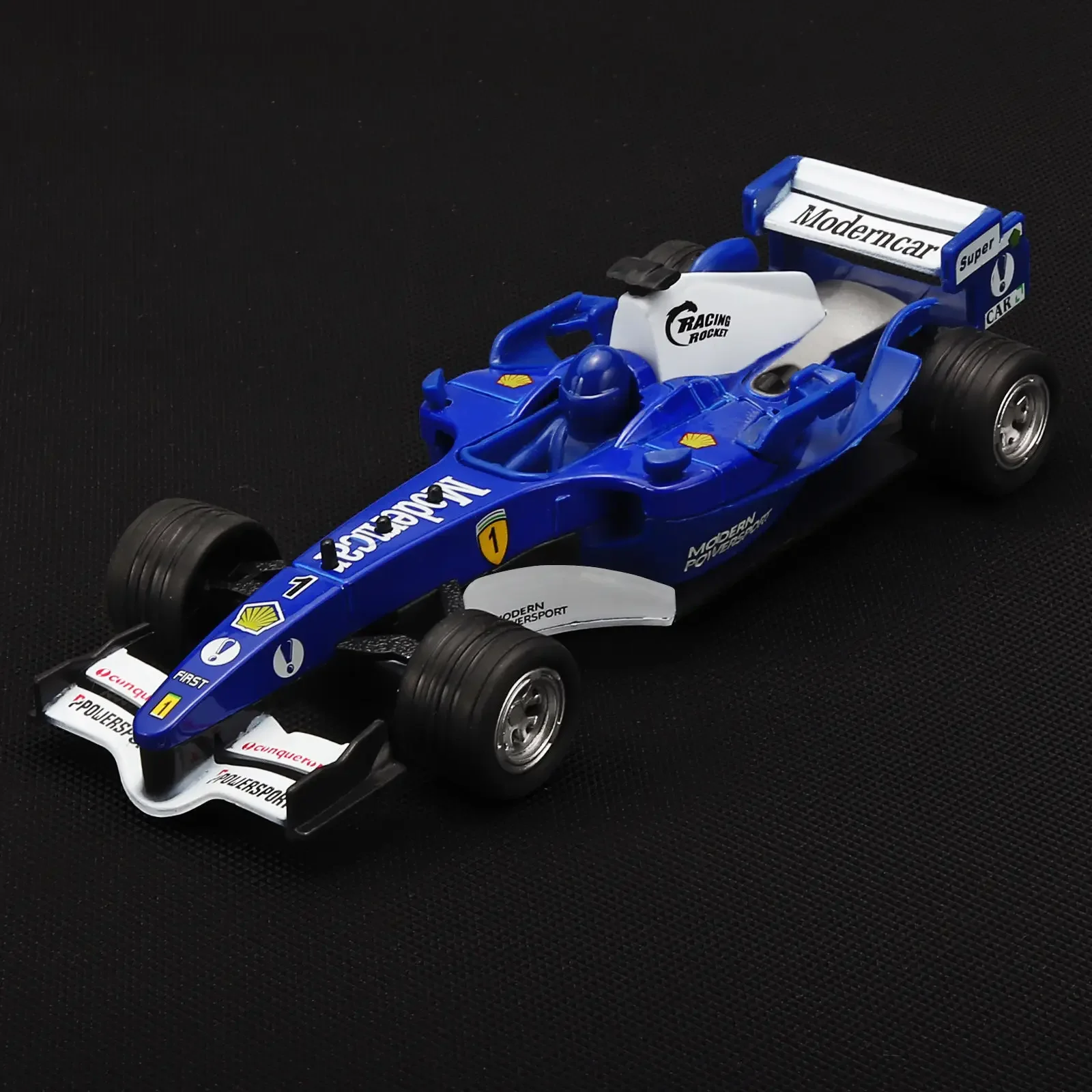 1/32 F1 Formula Racing Modello di auto in lega Simulazione sonora e leggera Modello di auto da corsa da rally Giocattolo per bambini