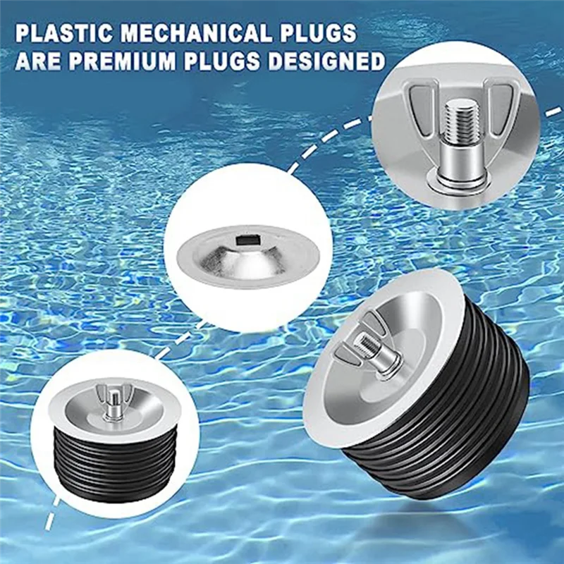 A14e 4 Polegada tampa de limpeza de drenagem utilidade tubo de expansão plug tubo de esgoto se encaixa na maioria das tubos pia parar rolha